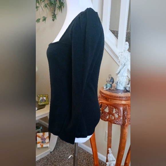 89th & Madison Square Neck Sweater S Black NWOT - Picture 4 of 8